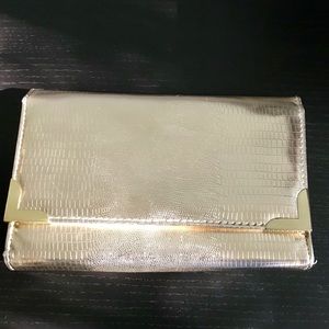 Gold Clutch or Shoulder Bag- Style & Co